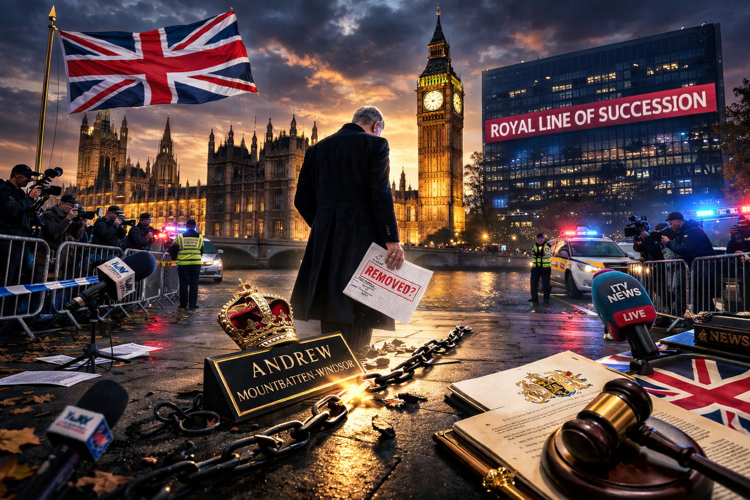 Could Andrew Mountbatten-Windsor Be Removed From the Royal Line of Succession?