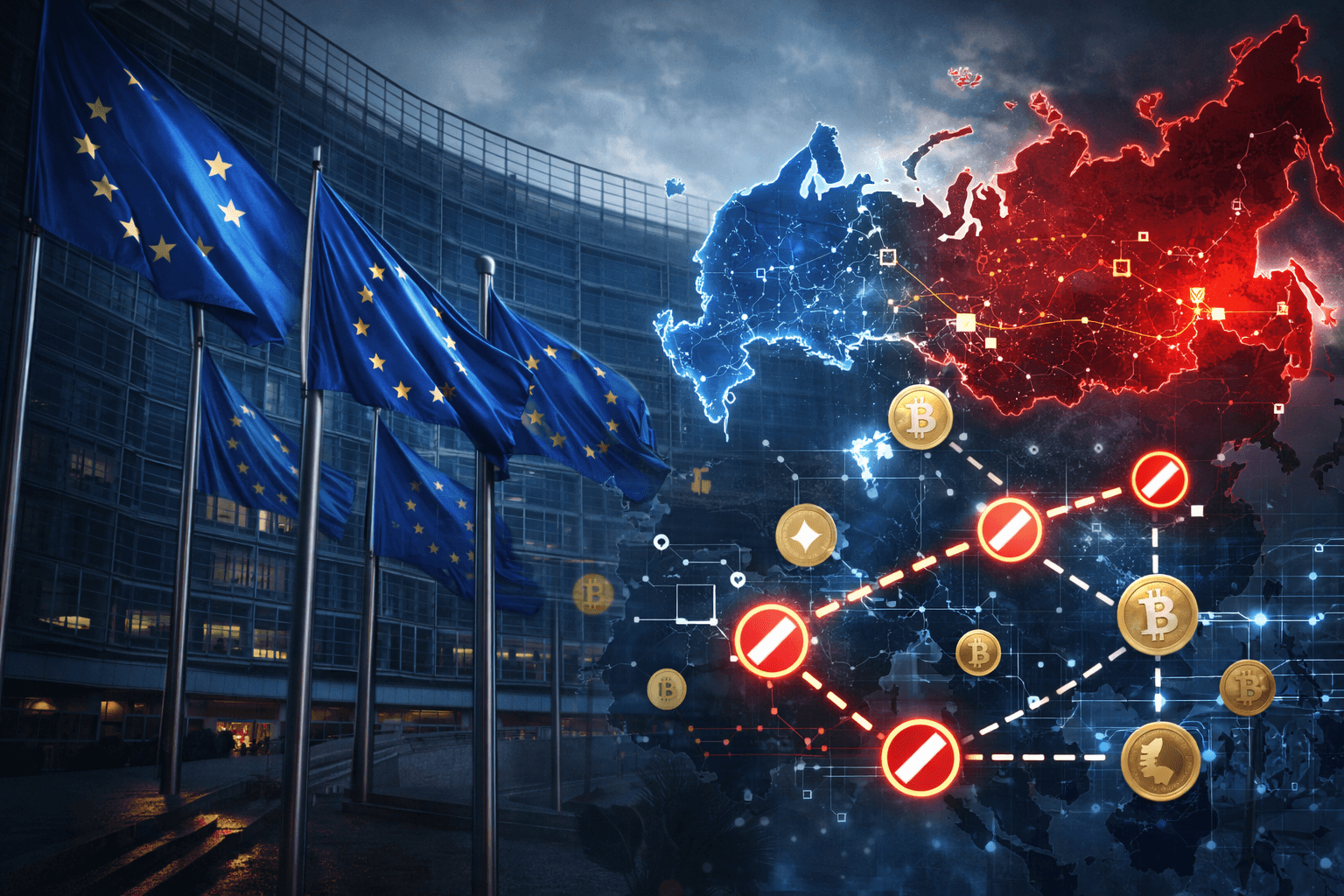 Europe Proposes Blanket Crypto Ban Targeting Russia