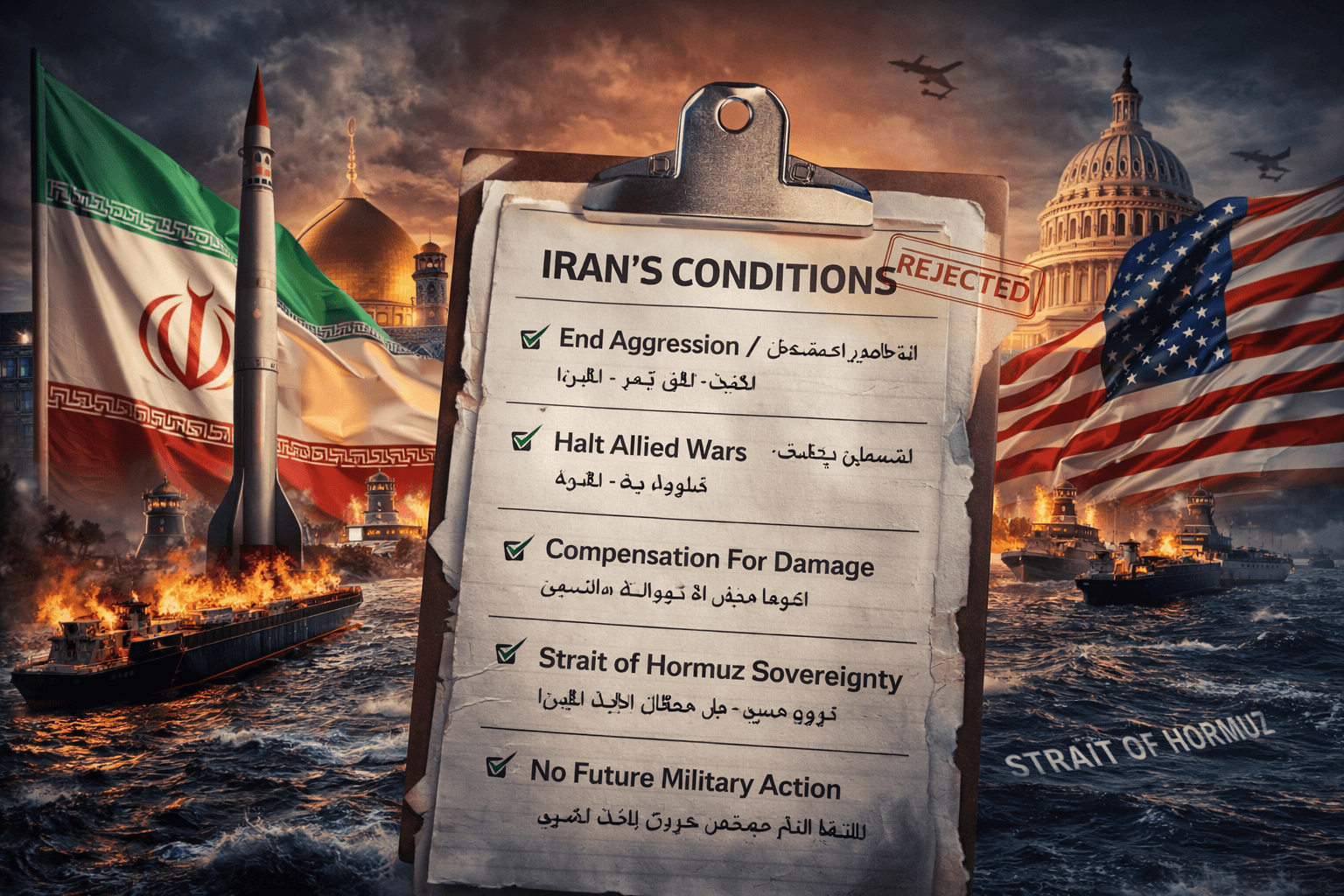 Iran’s Five Demands Show This War Is Moving Further From Peace, Not Closer