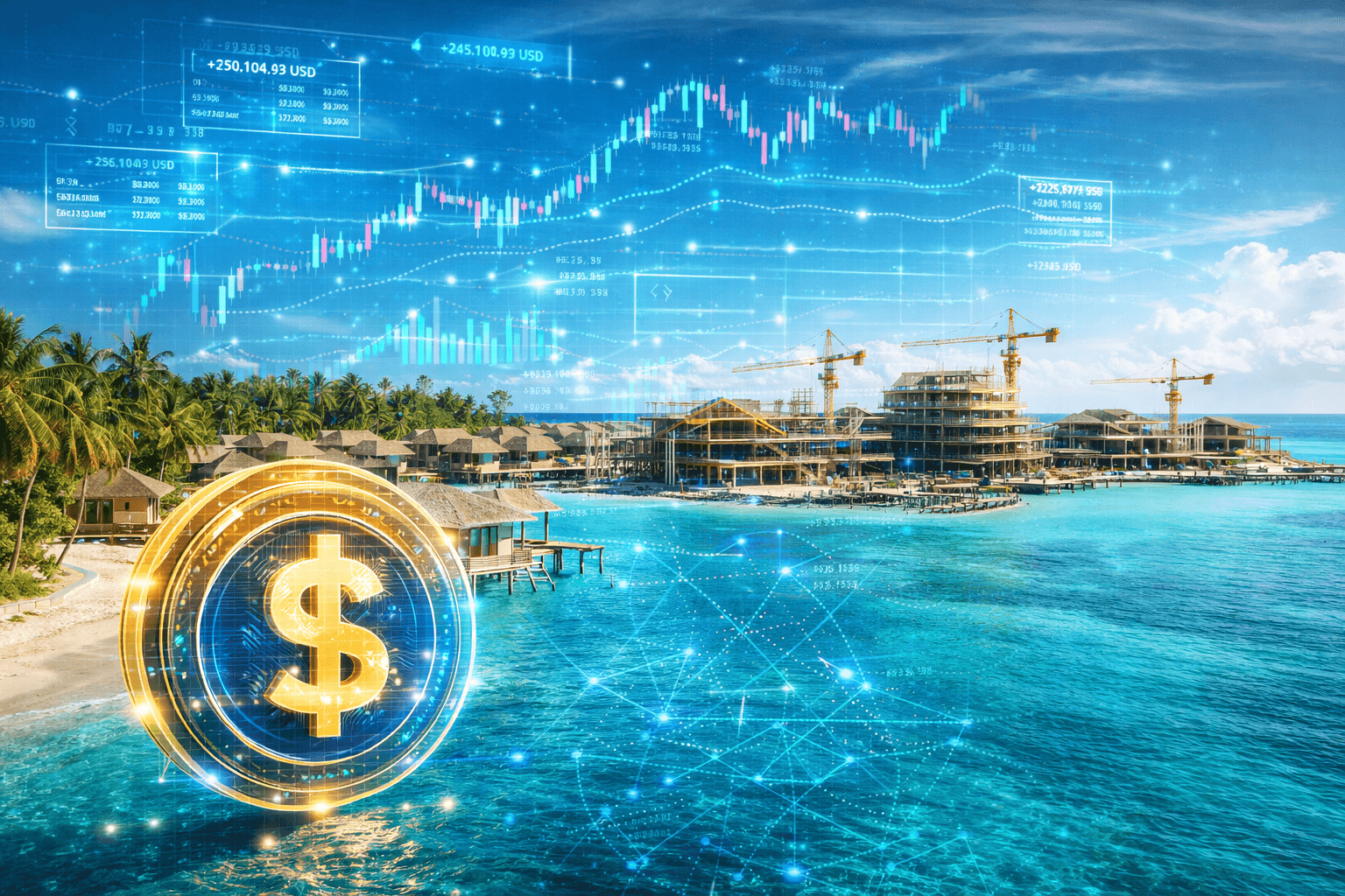 Trump Linked Crypto Firm Tokenizes Maldives Resort Loan Revenue on Blockchain