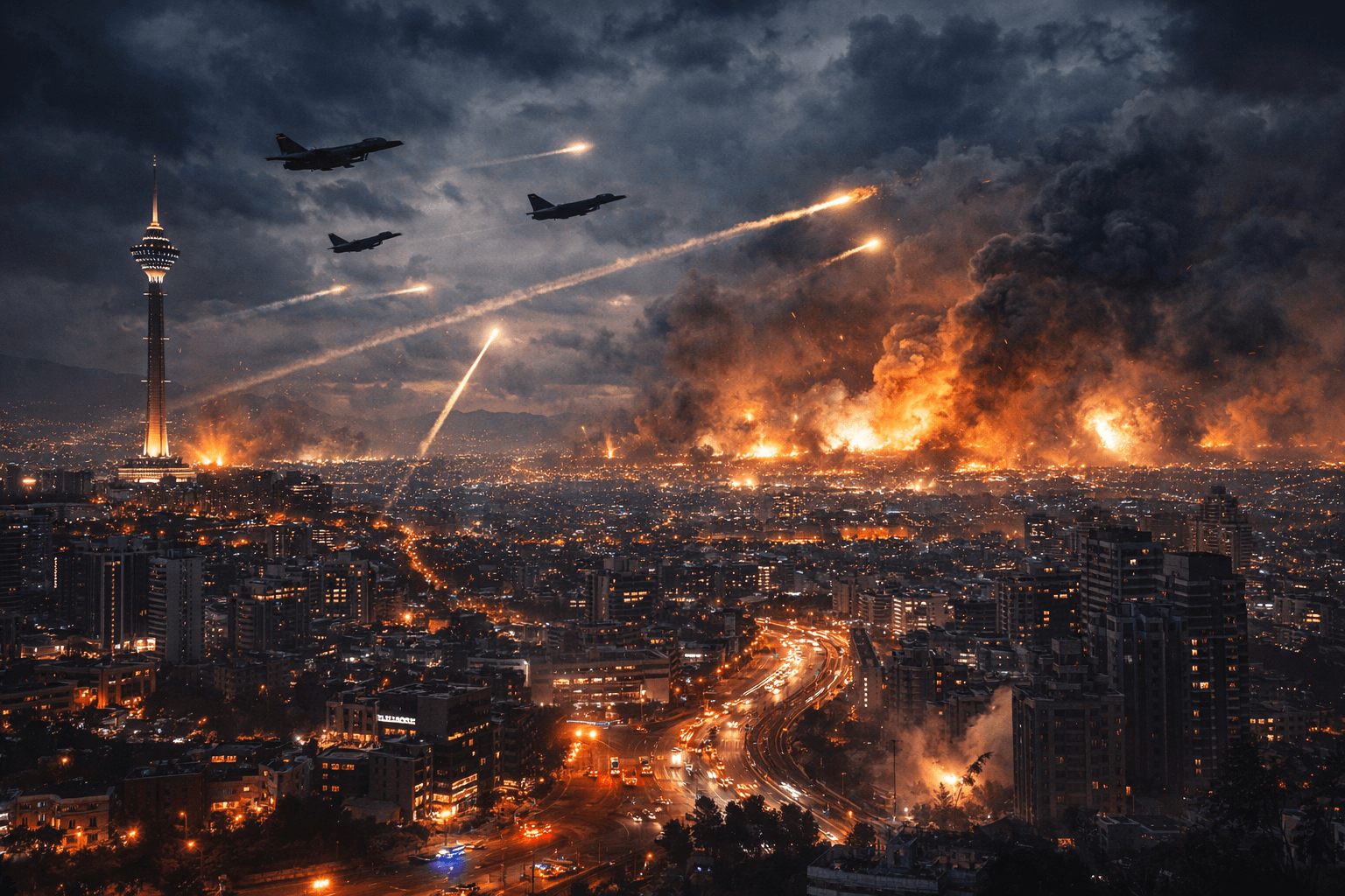 War With Iran Enters a Dangerous New Phase as U.S. and Israeli Strikes Escalate Across the Middle East