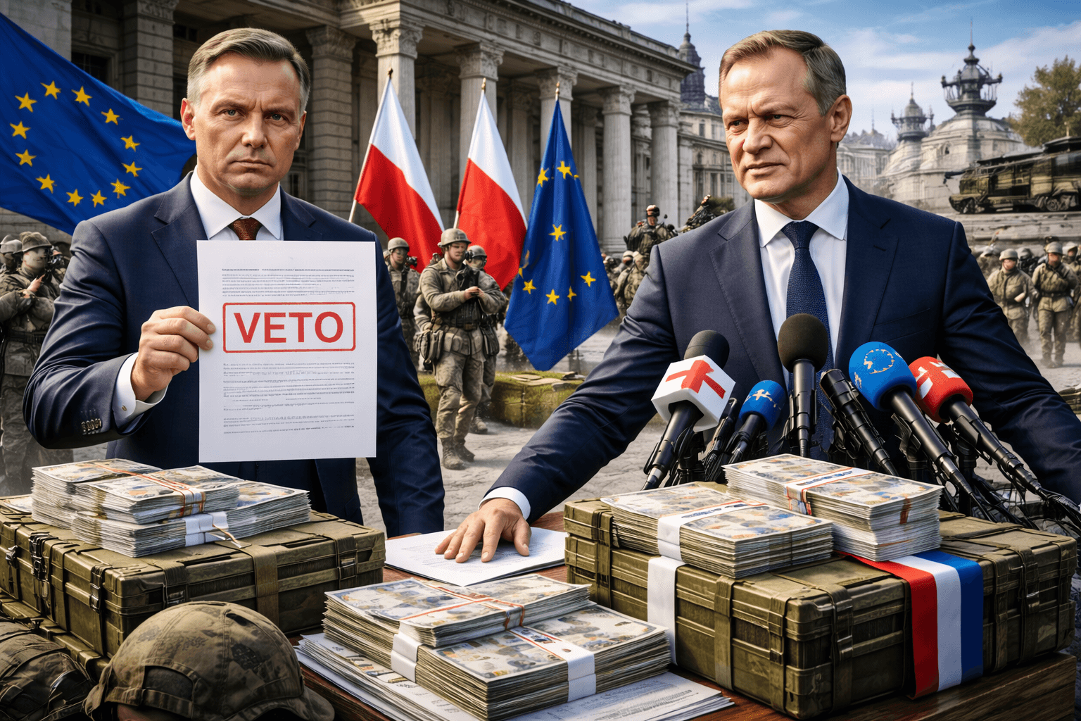 Polish President Vetoes EU Defence Loan Plan as Tusk Searches for Plan B