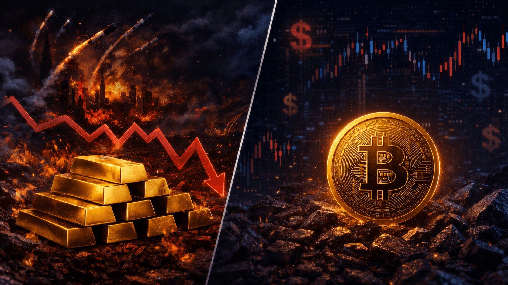 If Gold Stops Acting Safe, Bitcoin’s “Digital Gold” Story Gets a Lot Harder