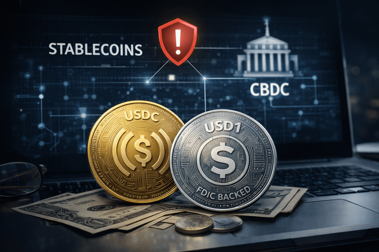 Stablecoins Are Not CBDCs, But They Can Still Feel Like a Controlled Digital Dollar