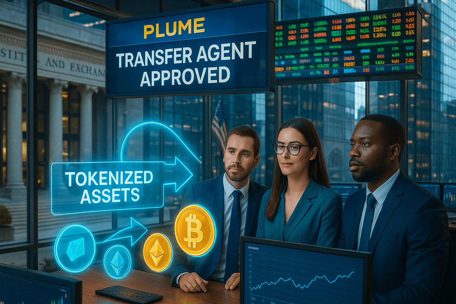 Plume SEC transfer agent approval drives tokenized assets