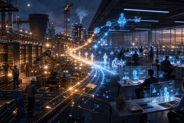 AI is not just taking jobs or making jobs, it is rebuilding work itself