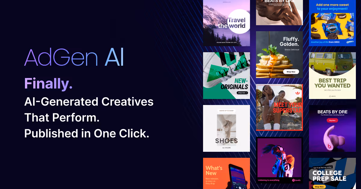 AdGen AI screenshot